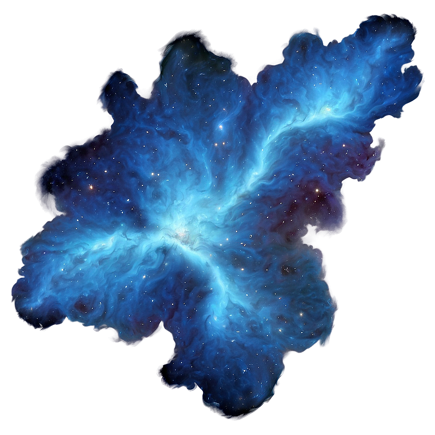 Blue Space Nebula Png Lqs PNG image