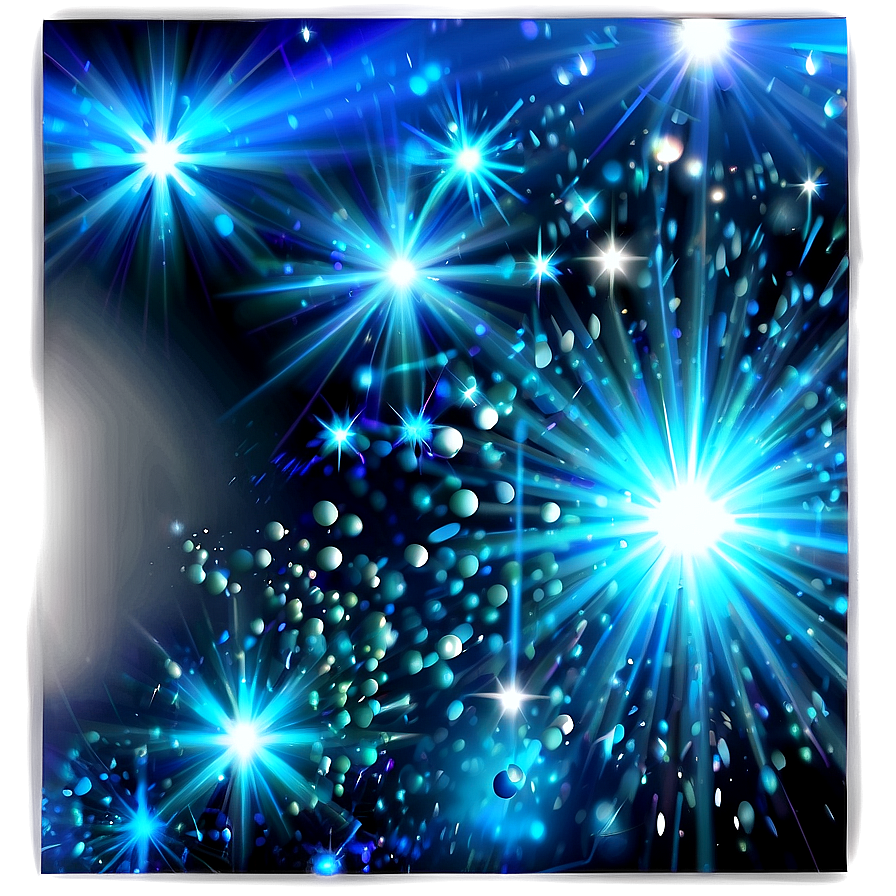 Blue Sparkle Effect Png 06262024 PNG image