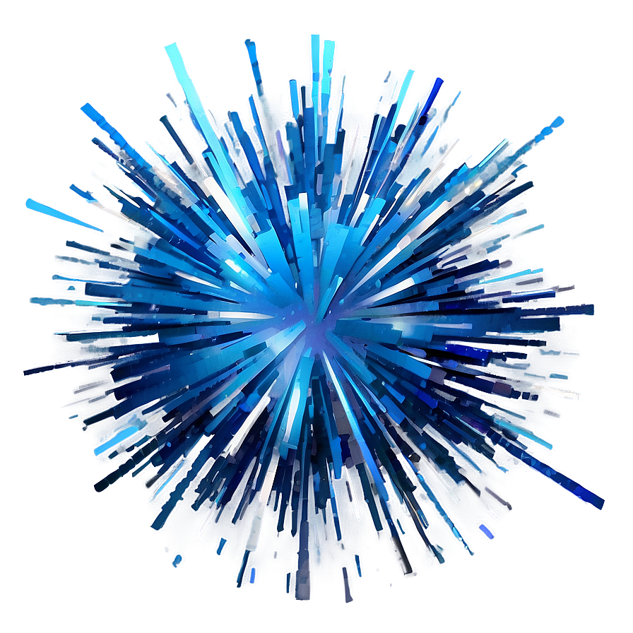 Blue Sparkle Explosion Png 7 PNG image