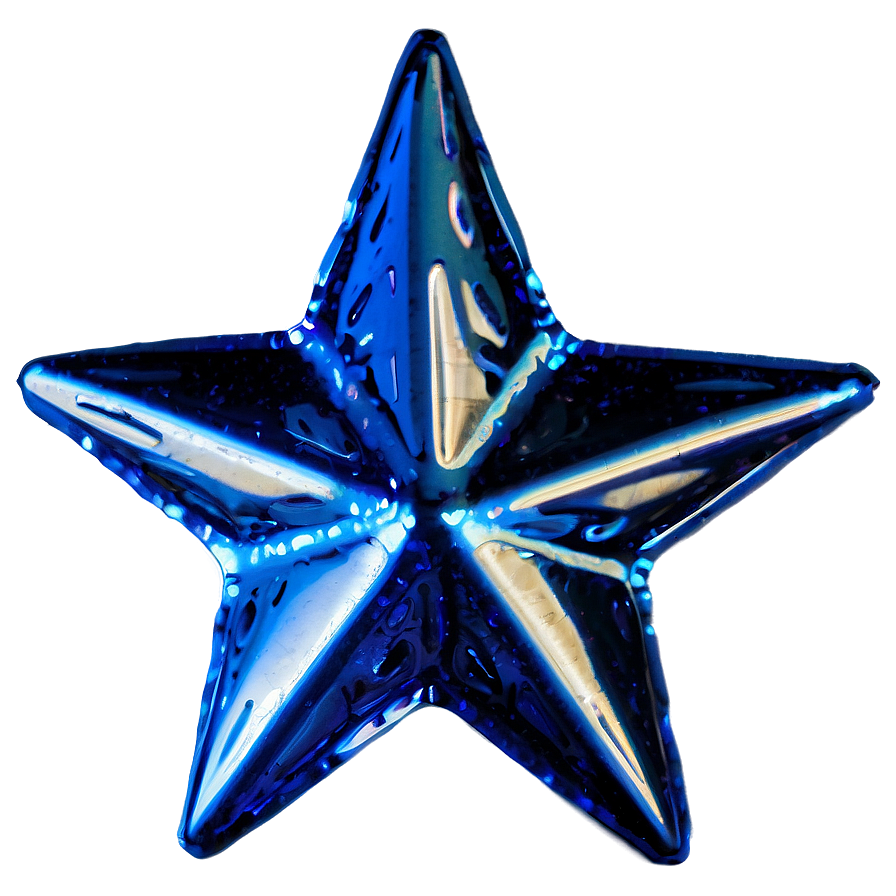 Blue Sparkle Star Png 06262024 PNG image