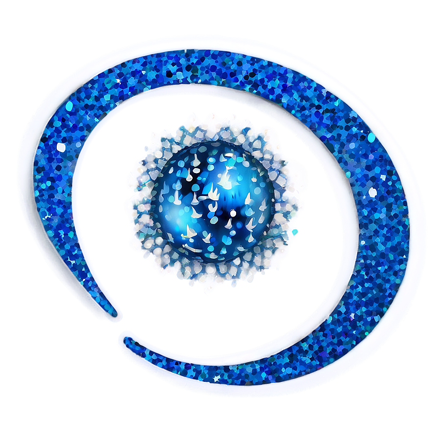 Blue Sparkle Swirl Png Gch23 PNG image