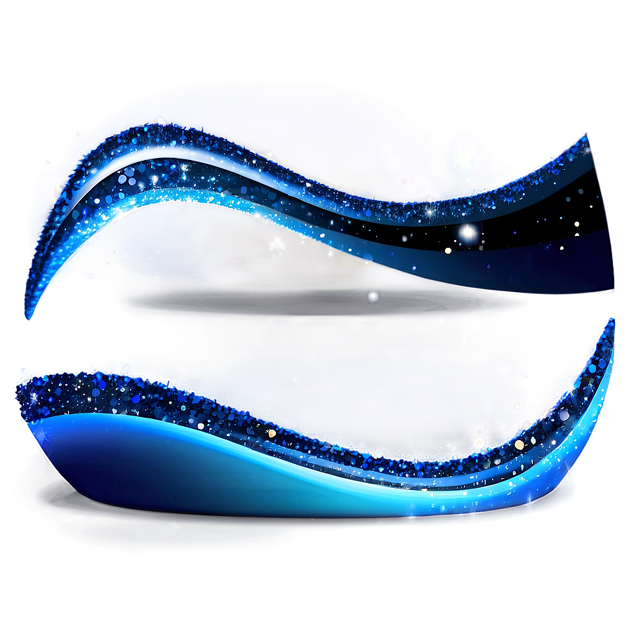 Blue Sparkle Wave Png 8 PNG image