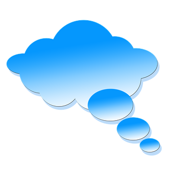 Blue Speech Bubble Icon PNG image