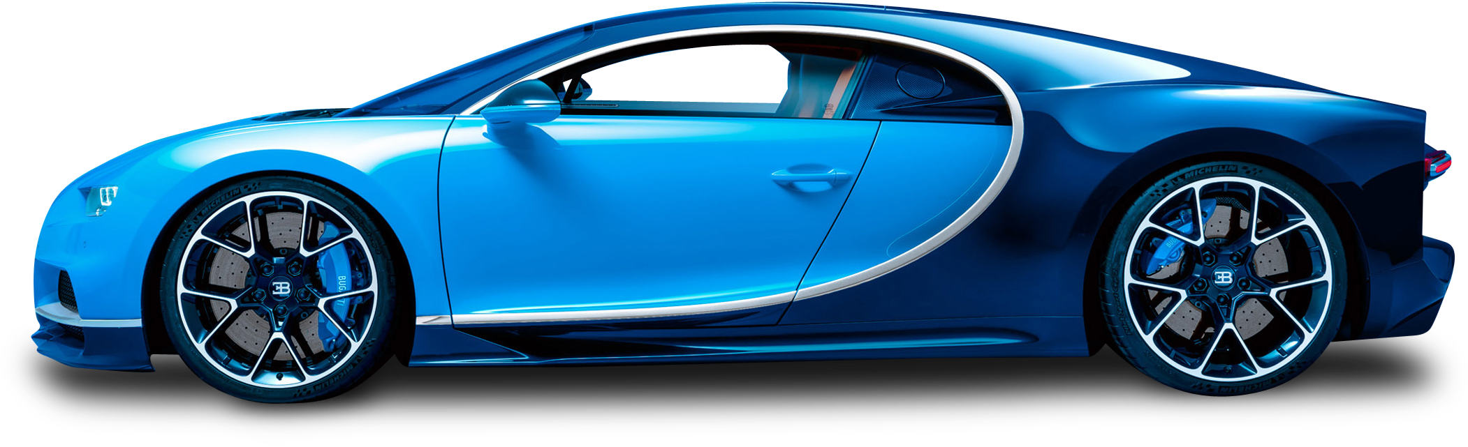 Blue Sports Car Side View PNG image