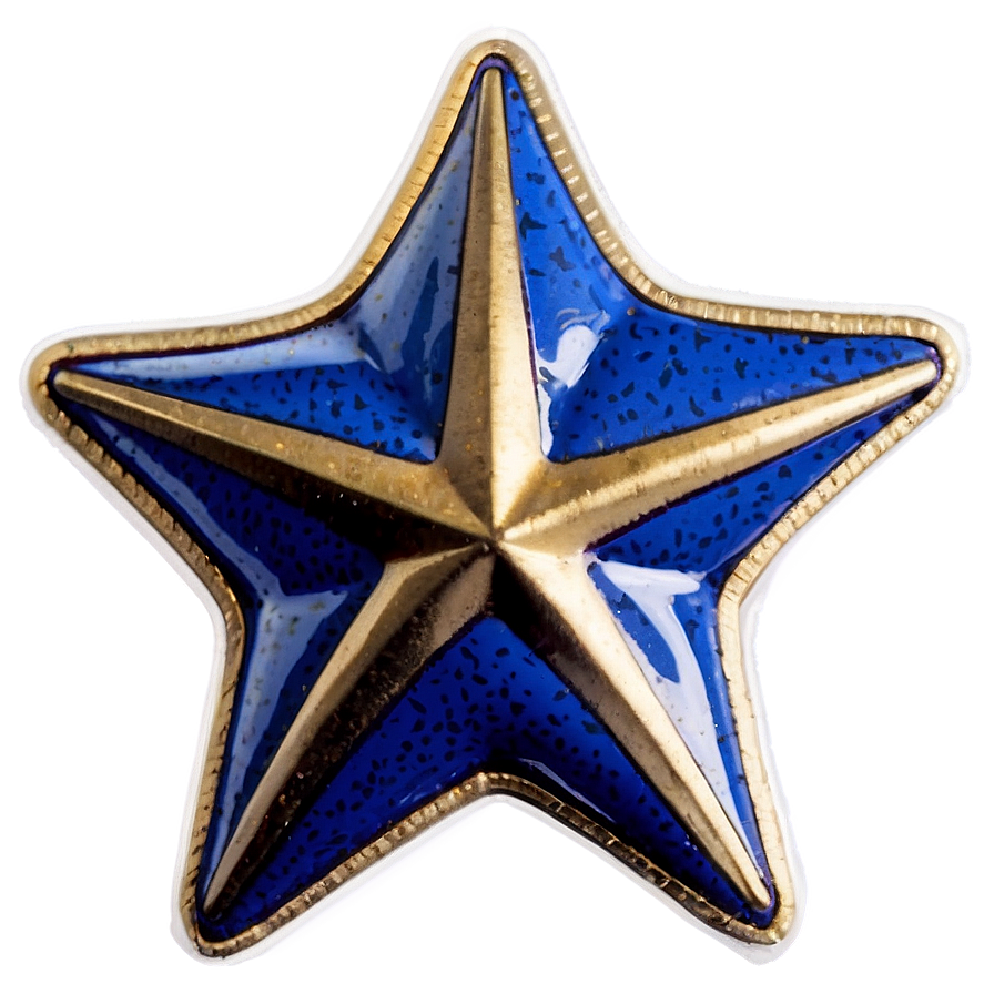 Blue Star Sticker Png 06132024 PNG image