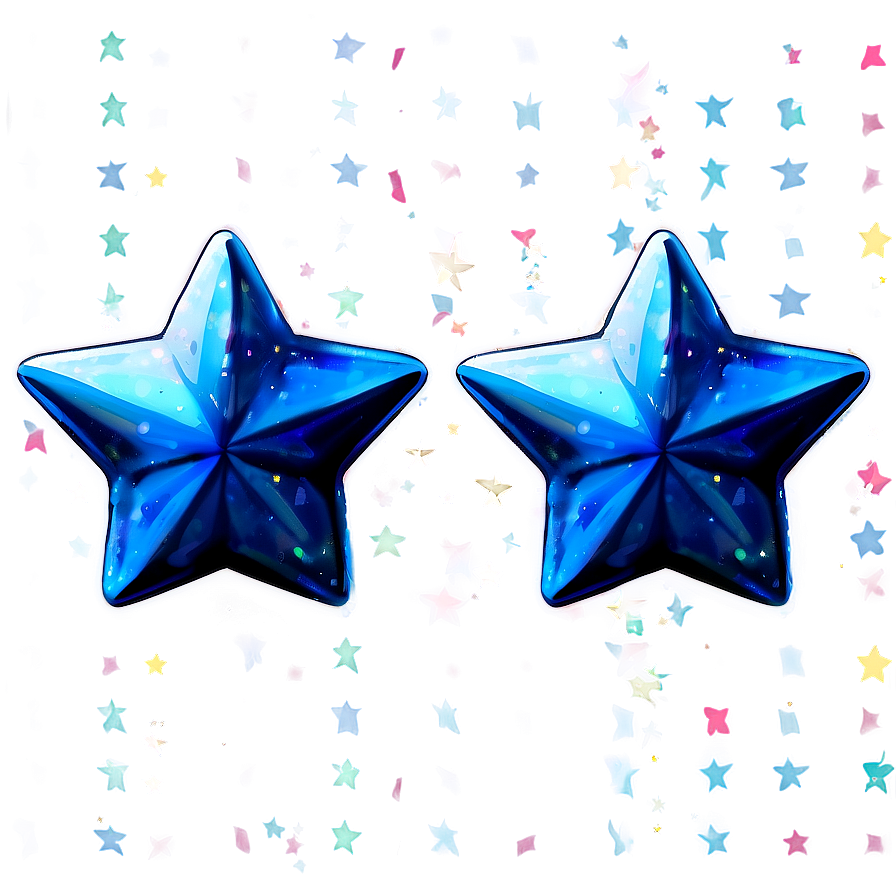 Blue Stars Design Png 91 PNG image