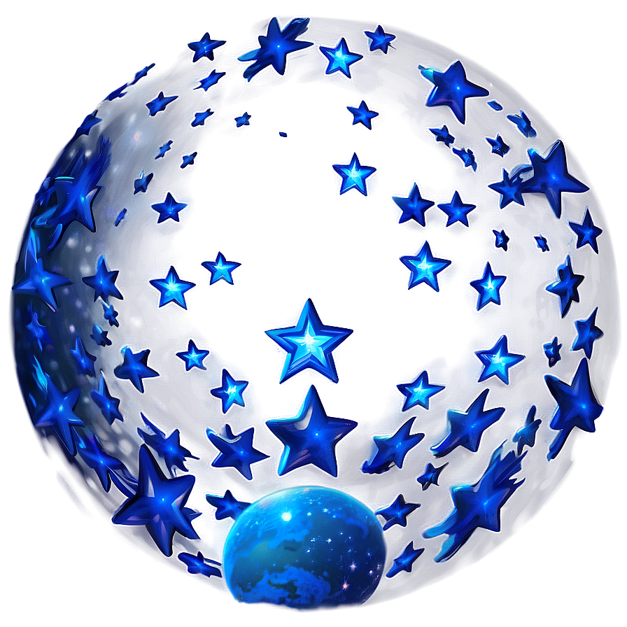 Blue Stars Galaxy Png 06252024 PNG image