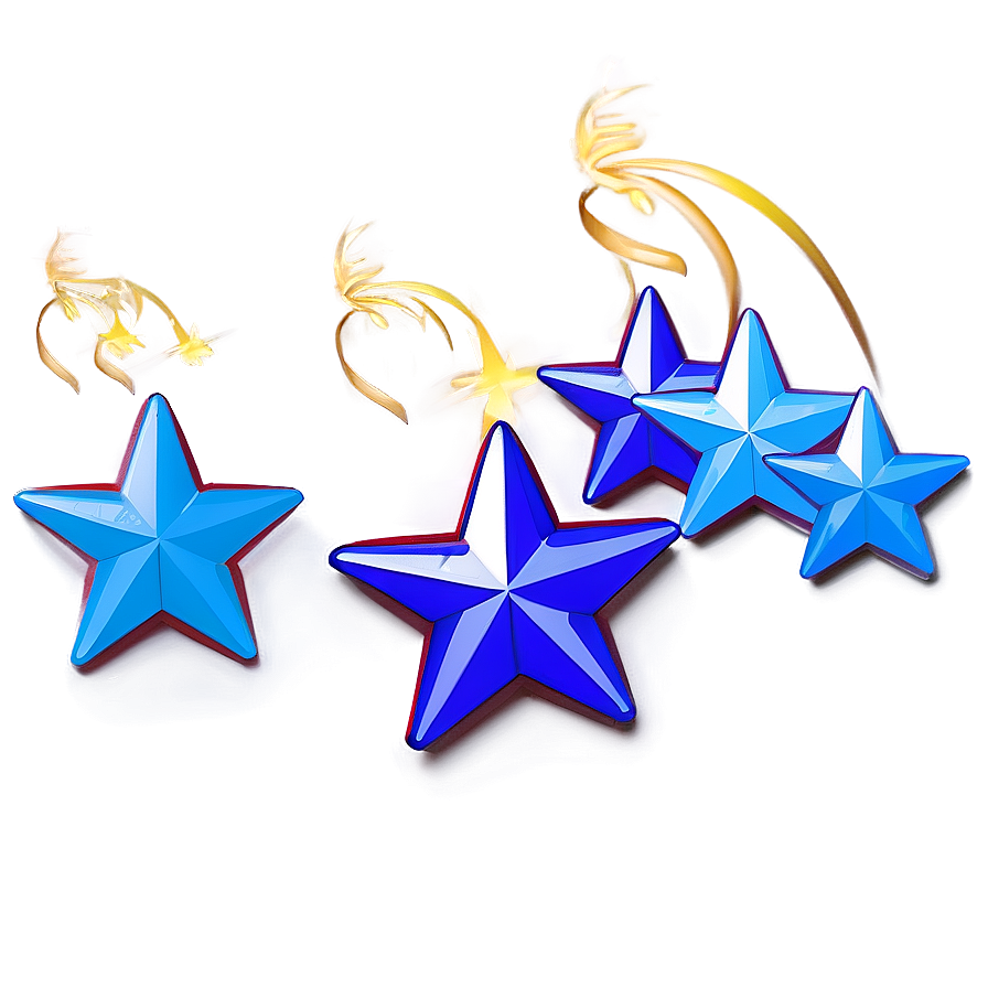 Blue Stars Graphic Png Asg56 PNG image