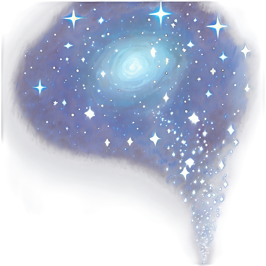 Blue Stars Night Sky Png 06252024 PNG image