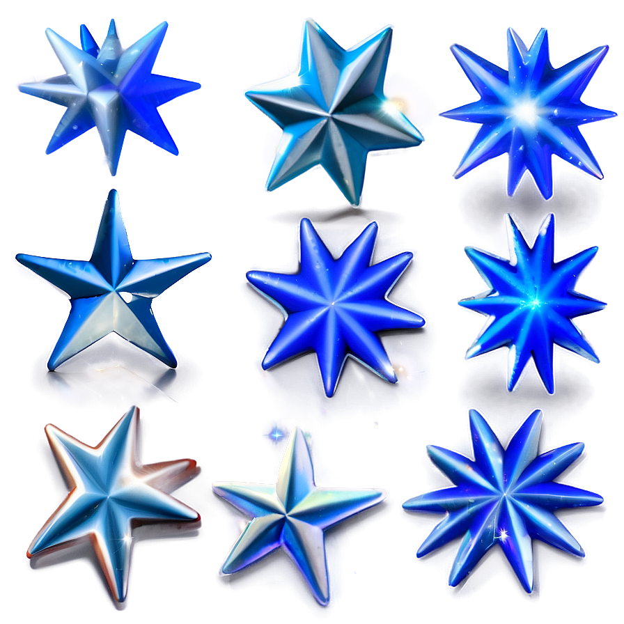 Blue Stars Overlay Png Ihj79 PNG image