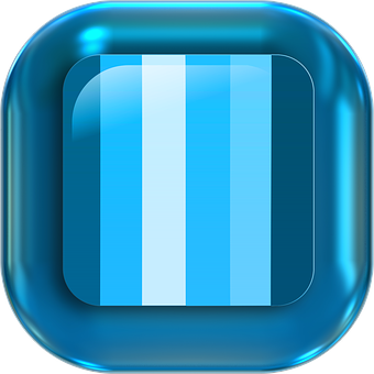 Blue Striped Icon PNG image