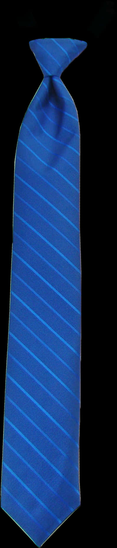 Blue Striped Necktie PNG image