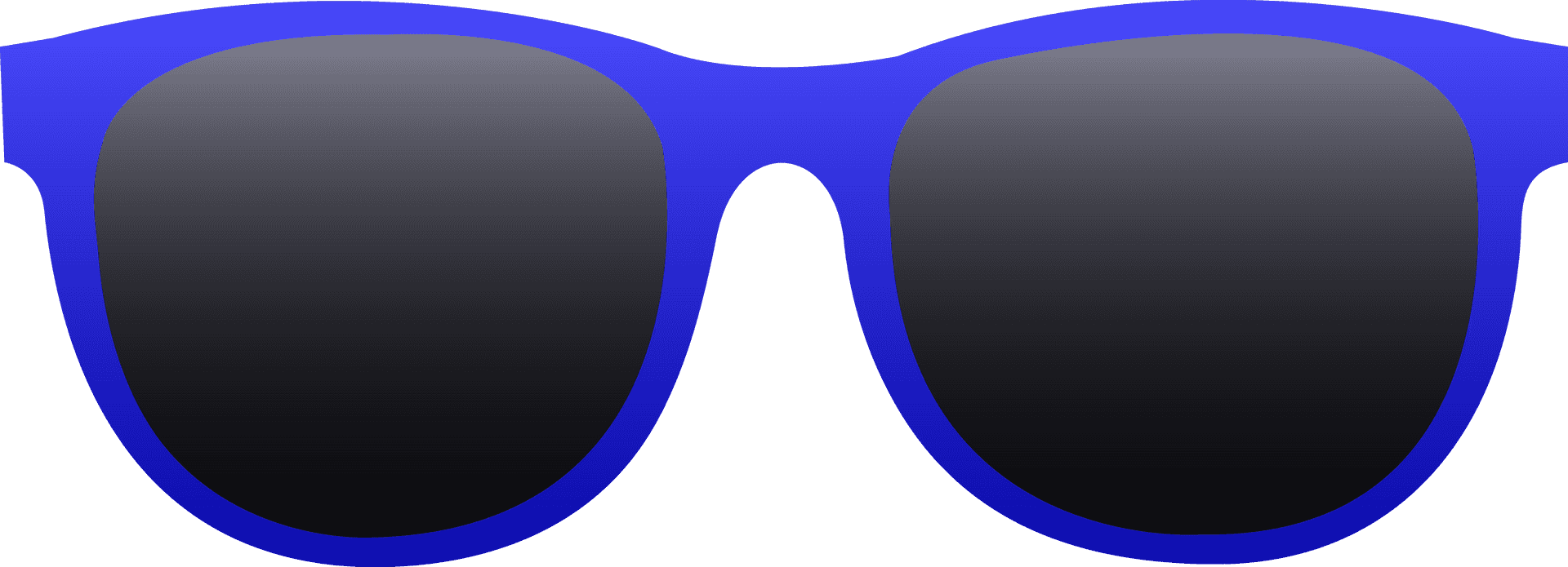 Blue Sunglasses Graphic PNG image