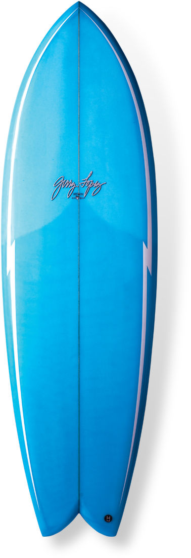 Blue Surfboard Against Wall PNG image