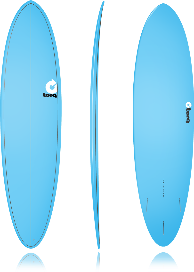 Blue Surfboard Design Template PNG image