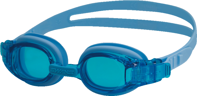 Blue Swimming Goggles Product Image PNG image
