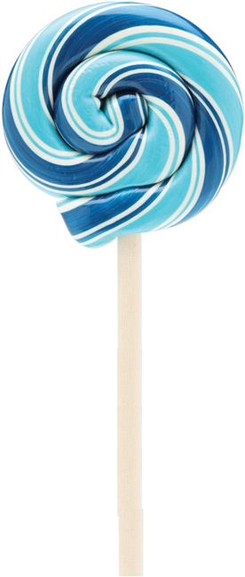 Blue Swirl Lollipop PNG image