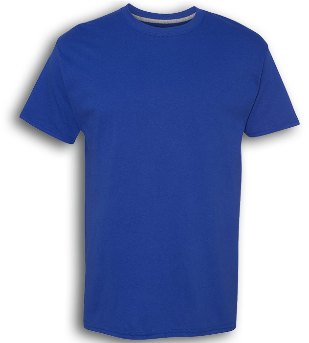 Blue T Shirt Template PNG image