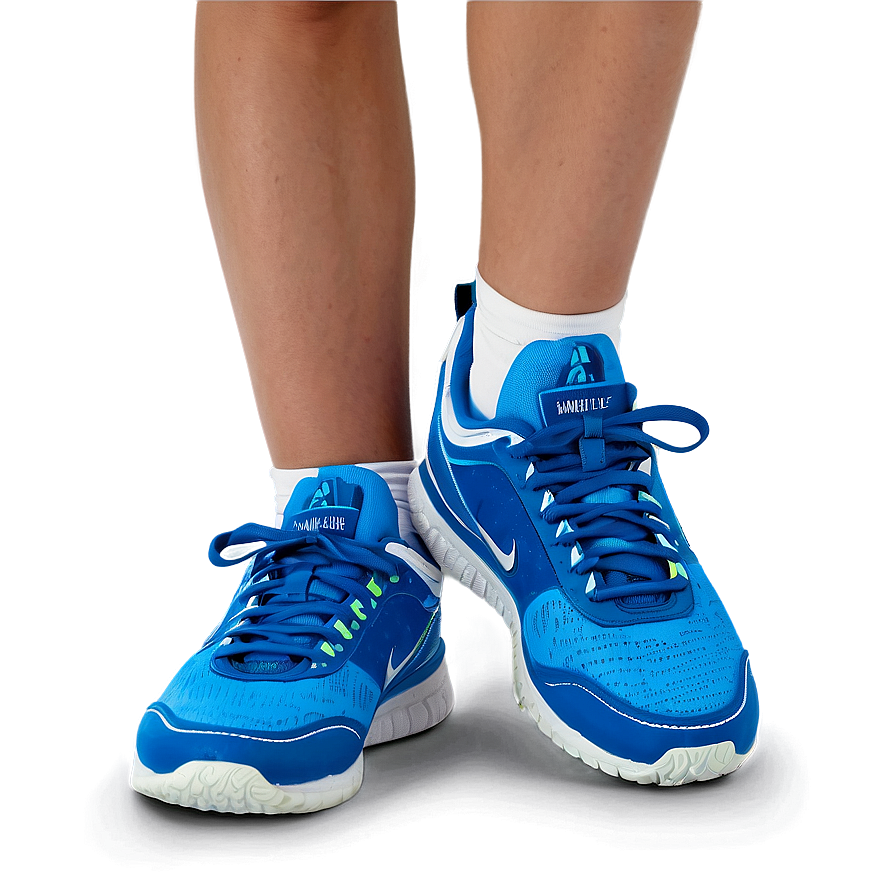 Blue Tennis Shoes Png 06132024 PNG image