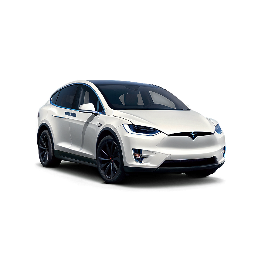 Blue Tesla Model X Dynamic Png 06282024 PNG image