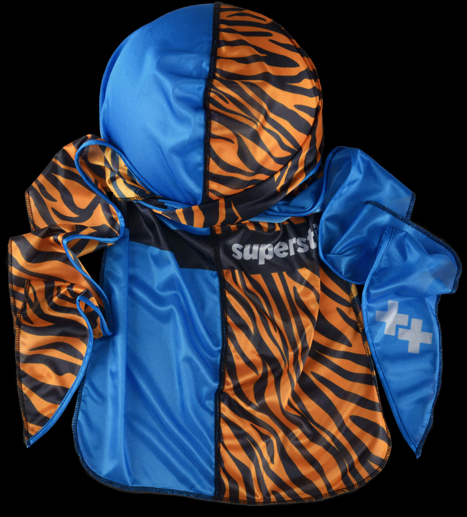 Blue Tiger Stripe Duragand Jacket Set PNG image