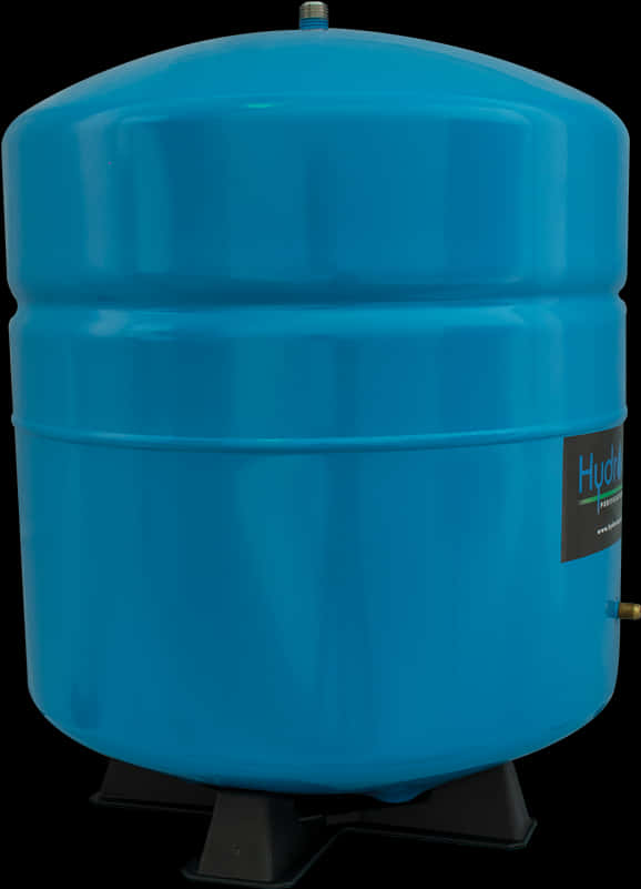 Blue Vertical Water Pressure Tank PNG image