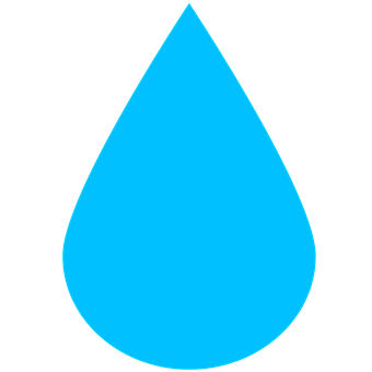 Blue Water Drop Icon PNG image