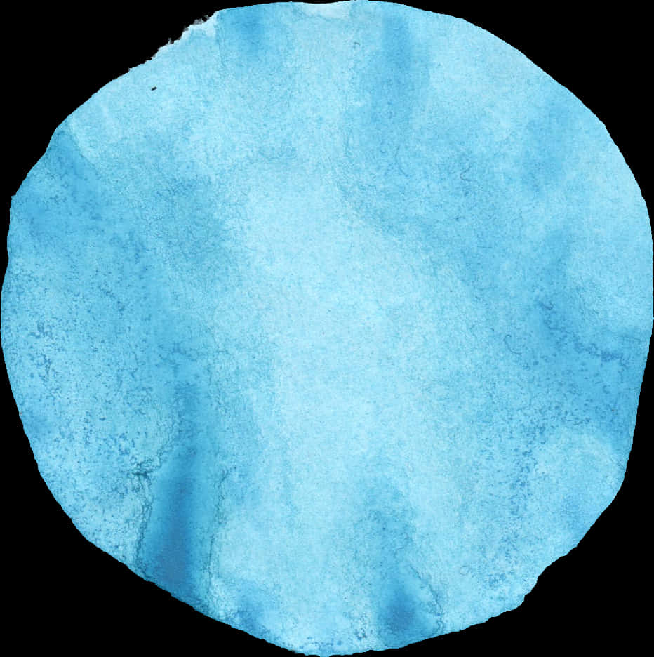 Blue Watercolor Circle Texture PNG image
