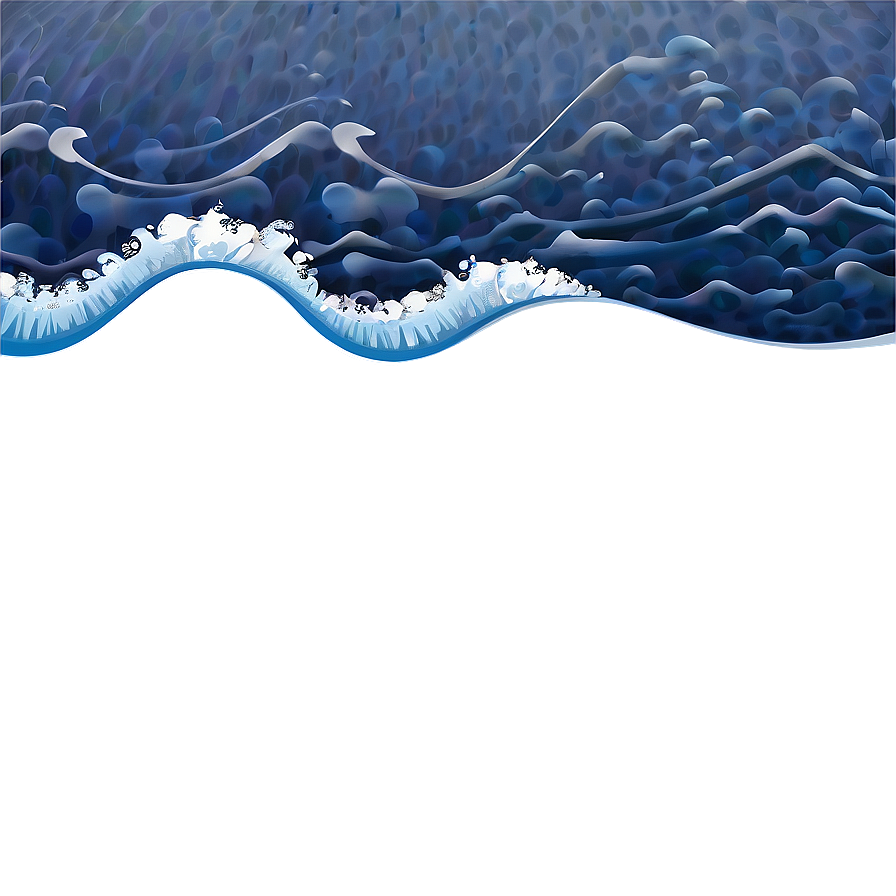 Blue Wave A PNG image