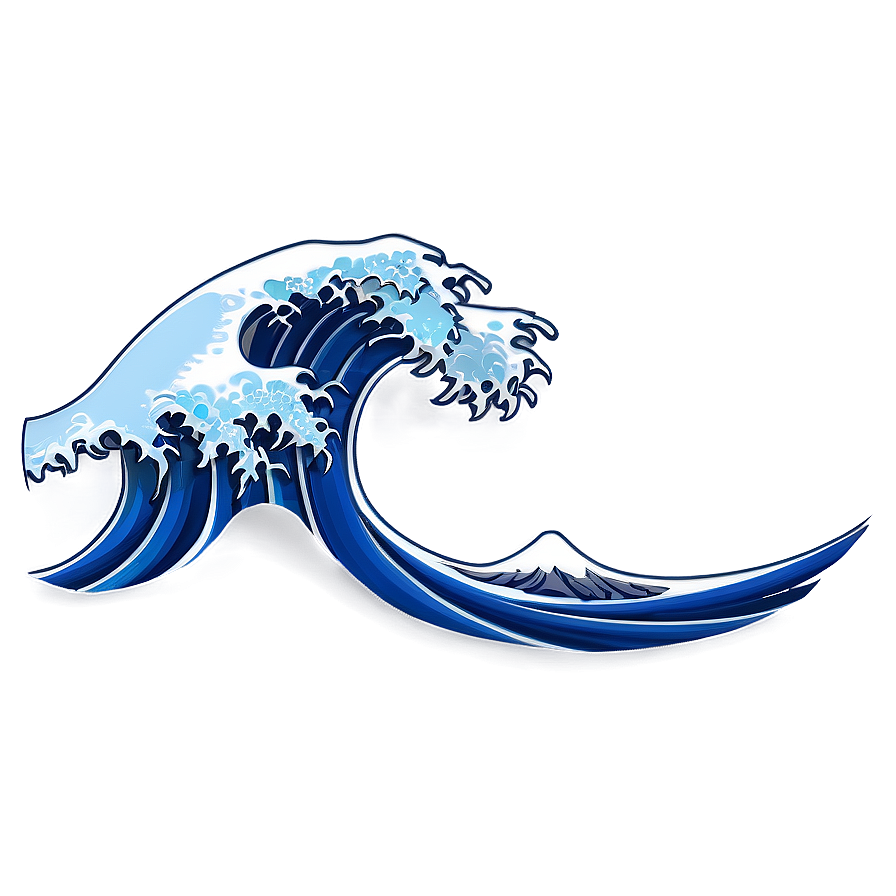 Blue Wave D PNG image