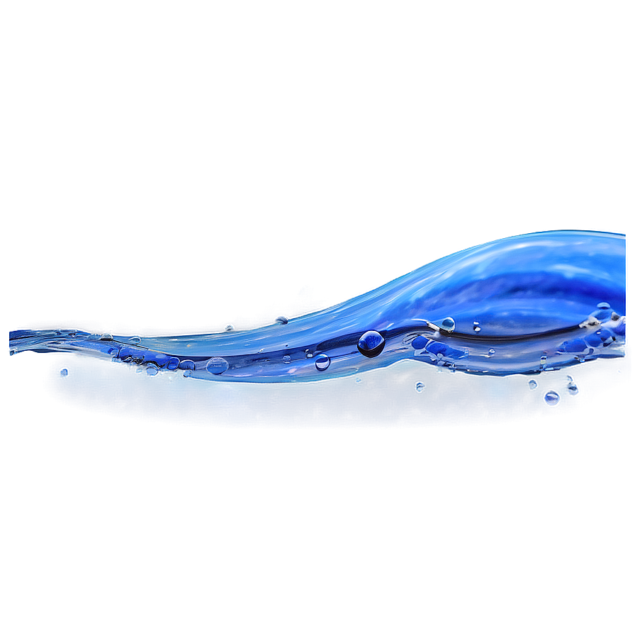 Blue Wave Reflection Png 06262024 PNG image