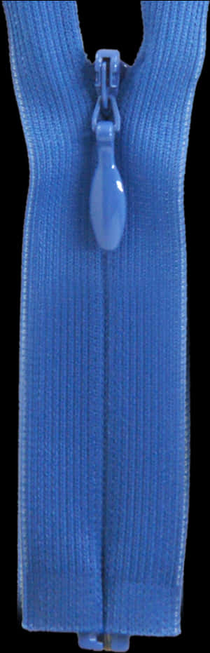 Blue Zipper Close Up PNG image