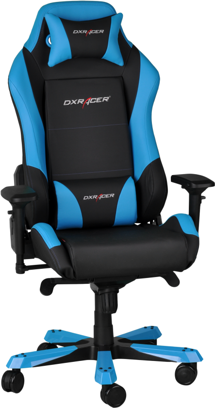 Blueand Black Gaming Chair D X Racer PNG image