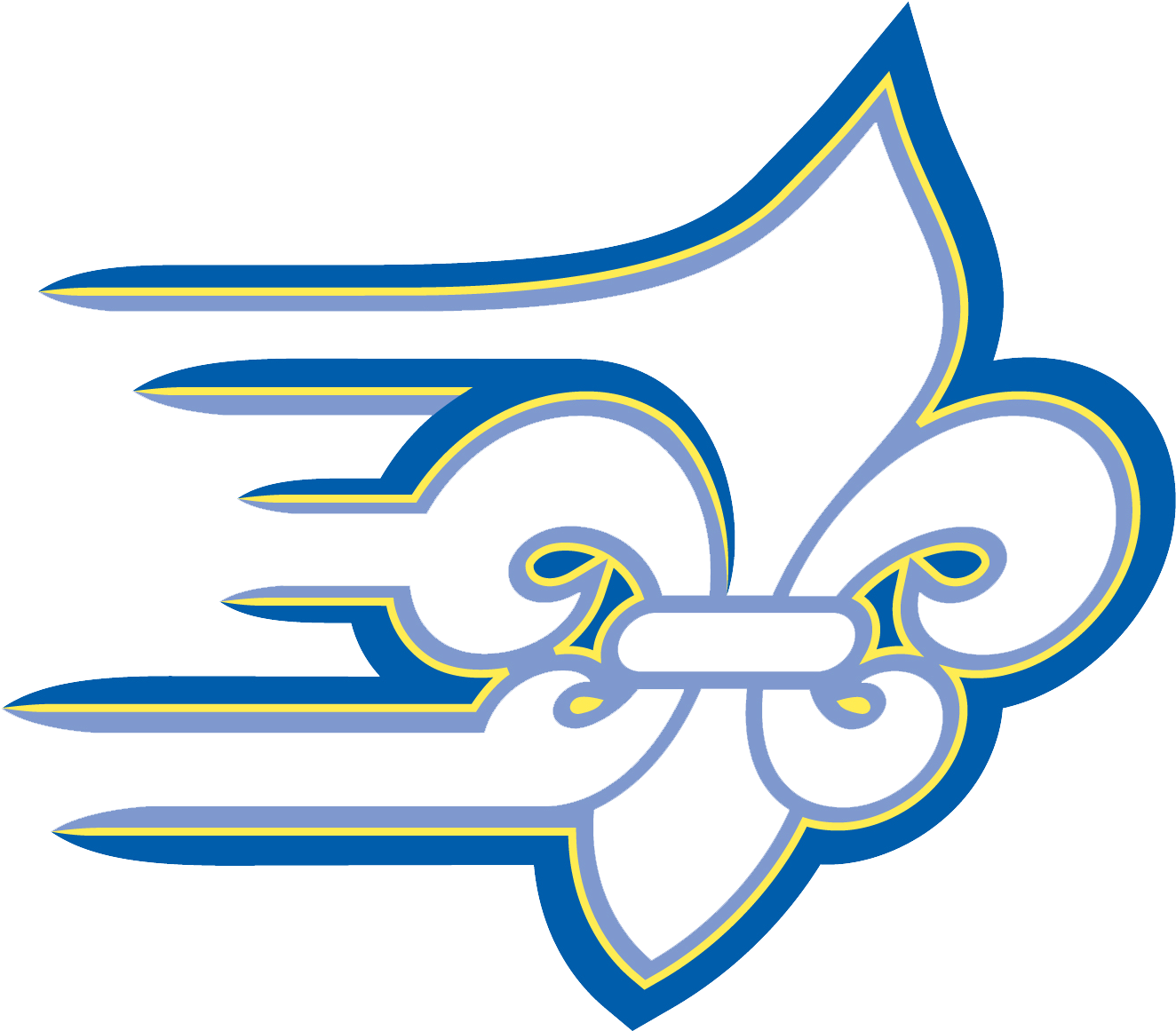 Blueand Gold Fleurde Lis Logo PNG image