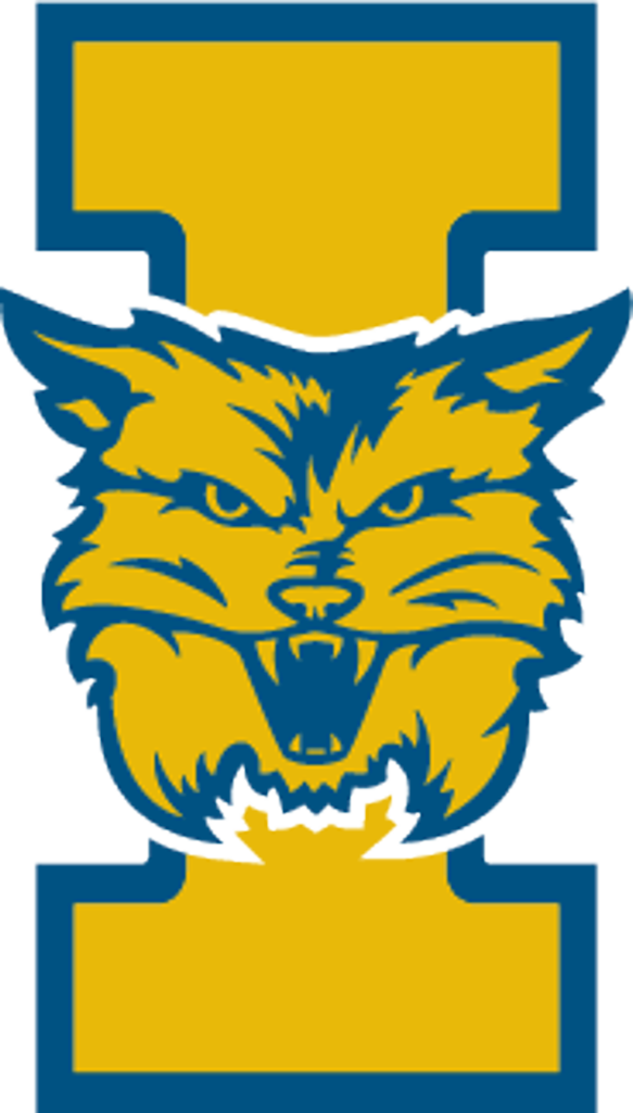 Blueand Gold Wolf Logo PNG image