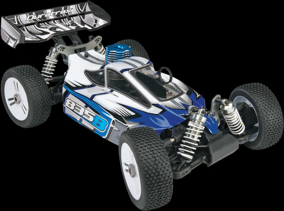 Blueand White R C Buggy PNG image