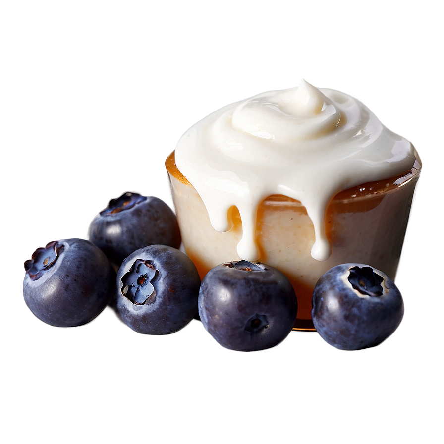 Blueberries And Cream Png Ile PNG image