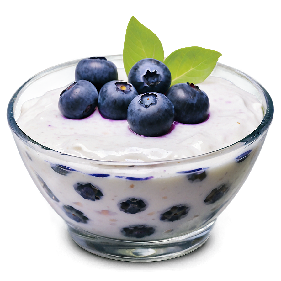 Blueberries And Yogurt Png 31 PNG image