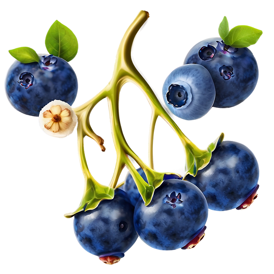 Blueberries Art Png Ofs30 PNG image