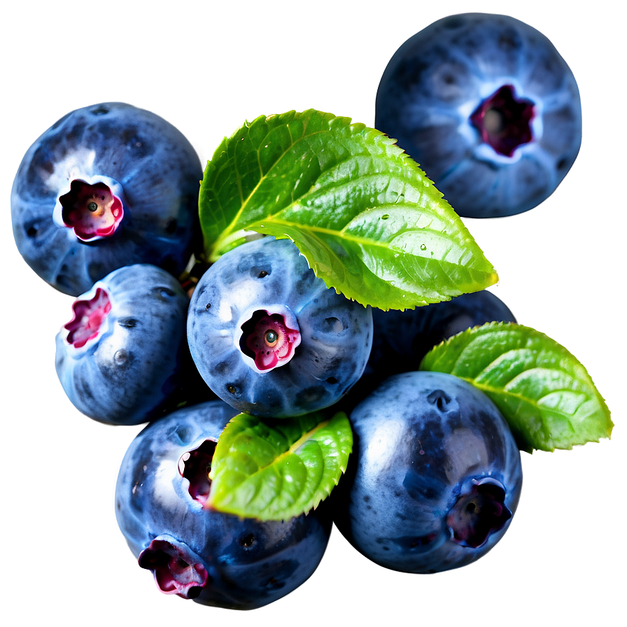 Blueberries In Nature Png 05242024 PNG image