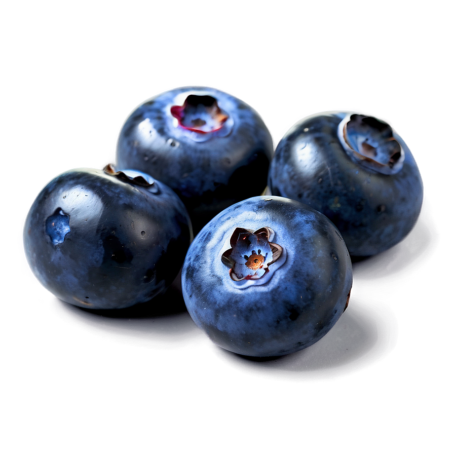 Blueberries On White Png 05242024 PNG image