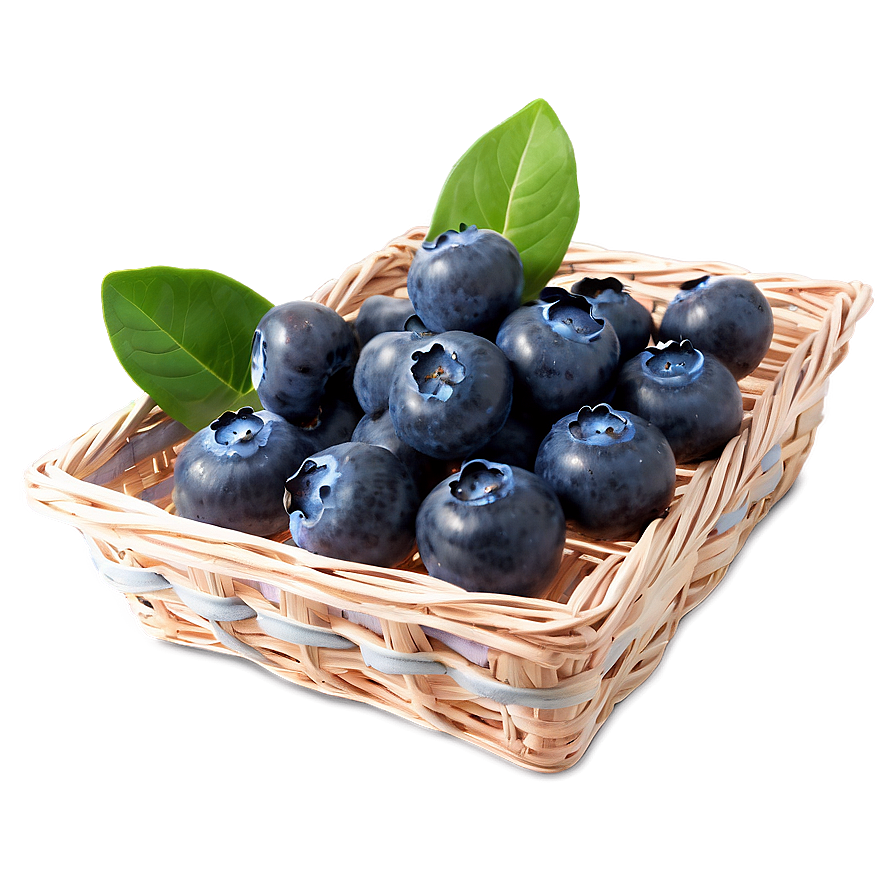 Blueberry Basket Gift Png Nda PNG image