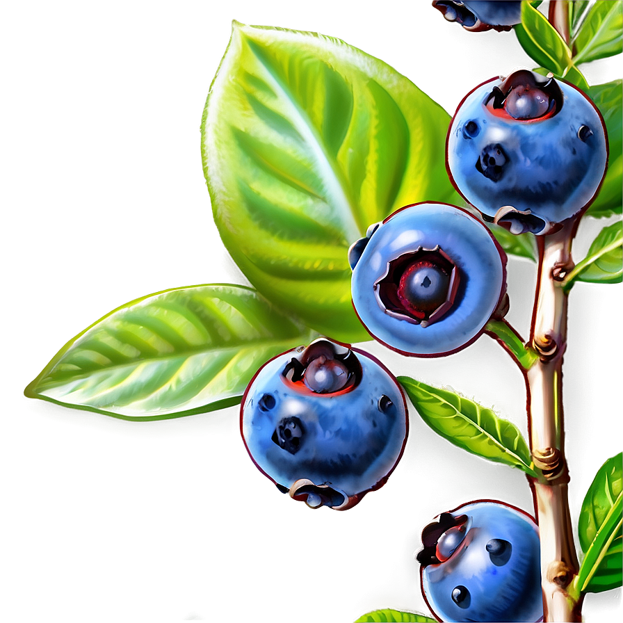 Blueberry Bush Png 05242024 PNG image