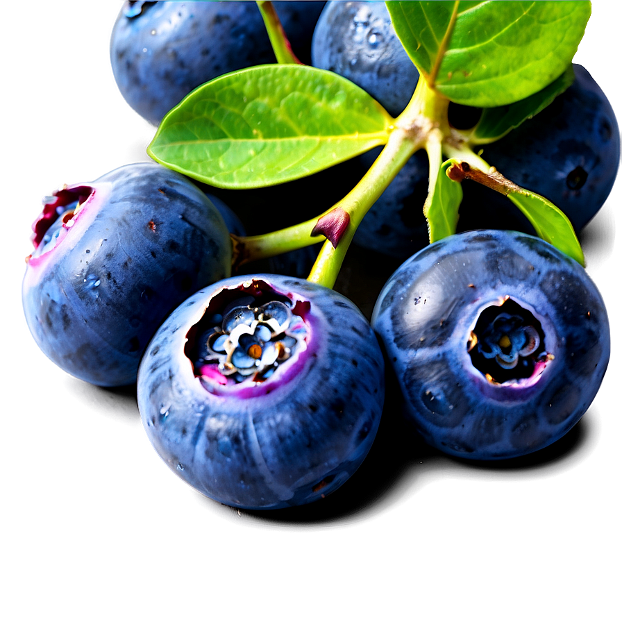 Blueberry Cluster Png 05242024 PNG image