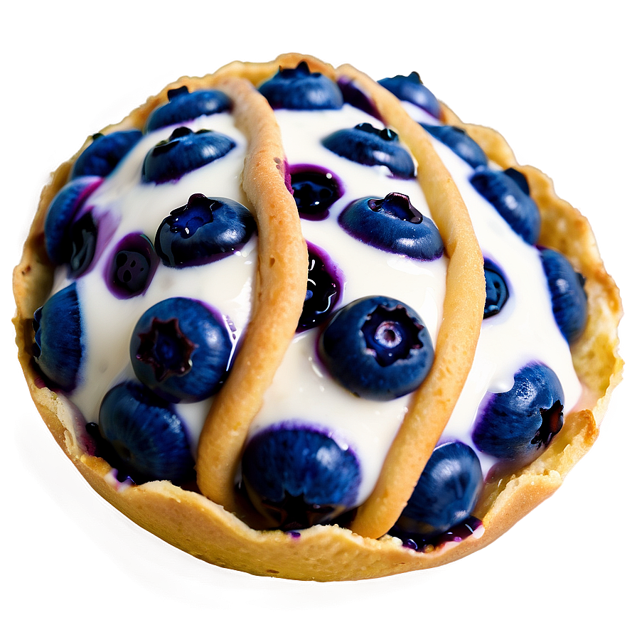 Blueberry Concha Dessert Png 06122024 PNG image