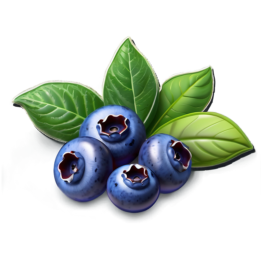 Blueberry Countryside Charm Png Mwt PNG image