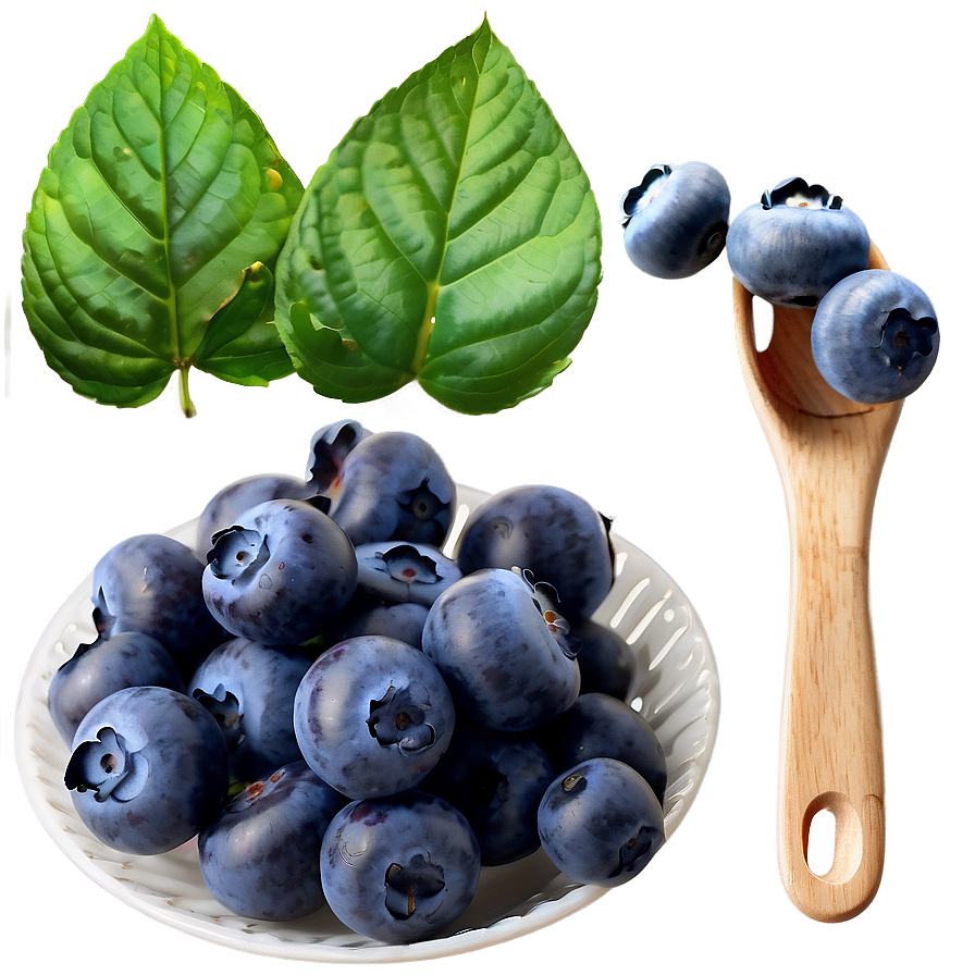 Blueberry Culinary Art Png 29 PNG image