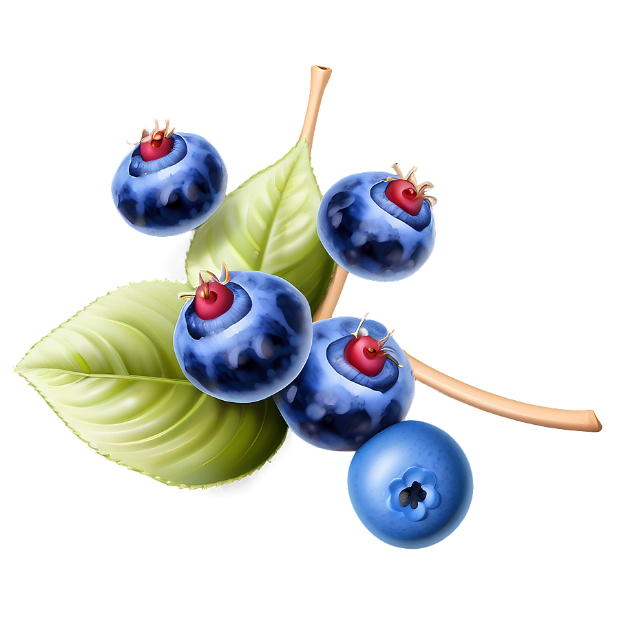 Blueberry Culinary Decoration Png 05212024 PNG image