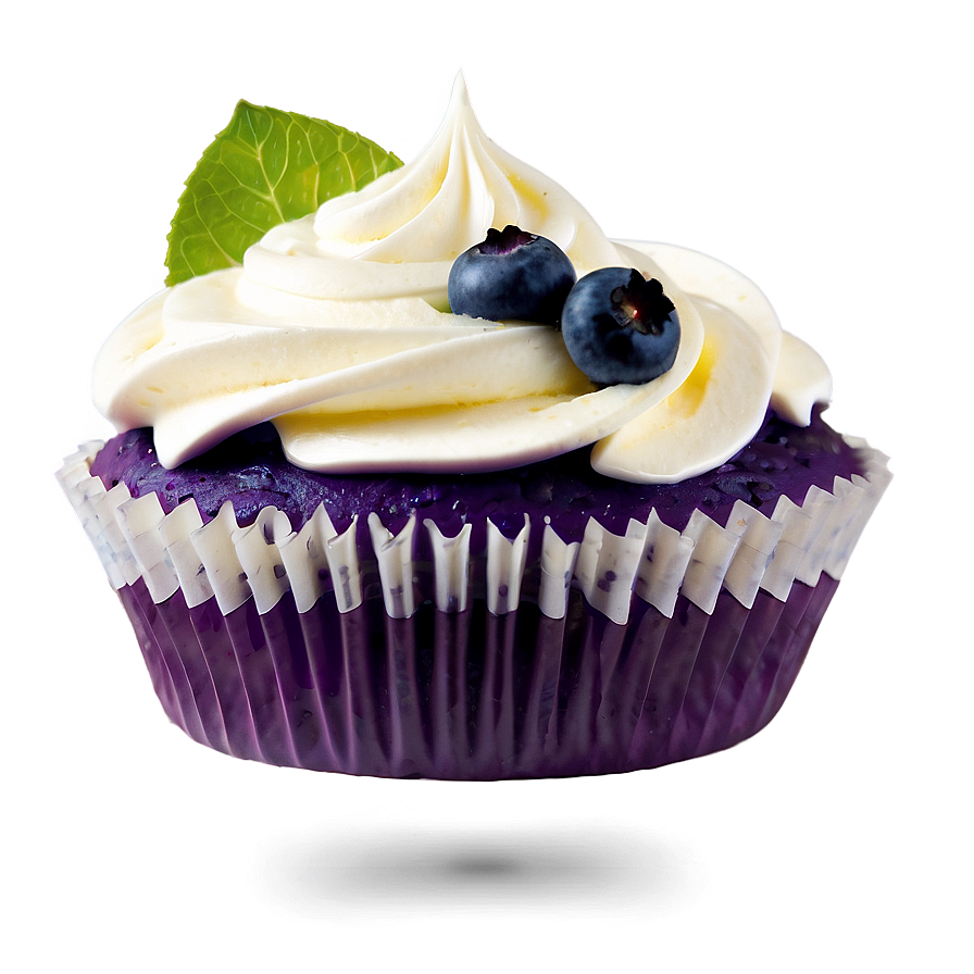 Blueberry Cupcake Png 05032024 PNG image