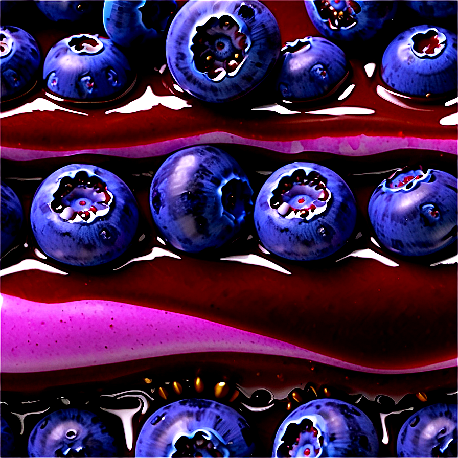 Blueberry Dessert Topping Png 90 PNG image